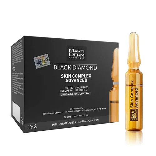 Tinh Chất Ampoule Hỗ Trợ Trẻ Hóa Và Sáng Da MartiDerm Black Diamond Skin Complex Advanced (30 Ống x 2ml)
