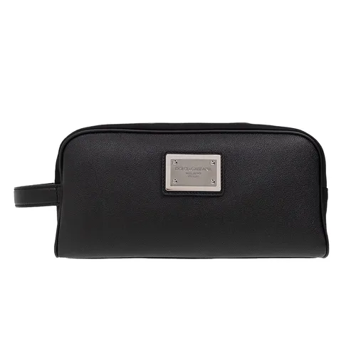 Túi Cầm Tay Nam Dolce & Gabbana D&G Tag Bạc BT0989 AD447 8B956 Màu Đen