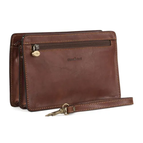 Túi Cầm Tay Nam Gianni Conti Bag 912019-25 Màu Nâu Nhạt