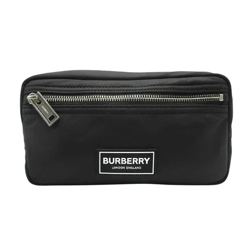 Túi Đeo Chéo Nam Burberry Black Nylon Zipper Crossbody Bag 80905701 Màu Đen