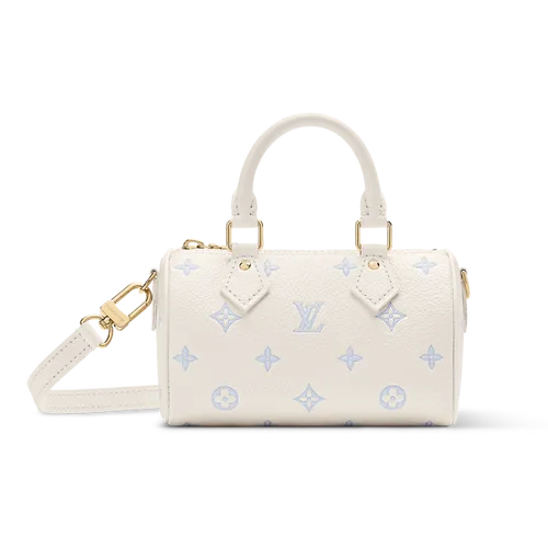 Túi Đeo Chéo Nữ Louis Vuitton LV Nano Speedy M27702 Màu Trắng
