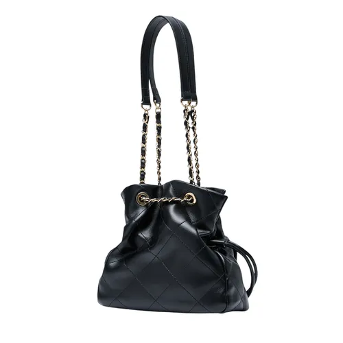 Túi Đeo Chéo Nữ Lyn Destiny II Drawstring Bucket Bag Black L26CBWA003 Màu Đen
