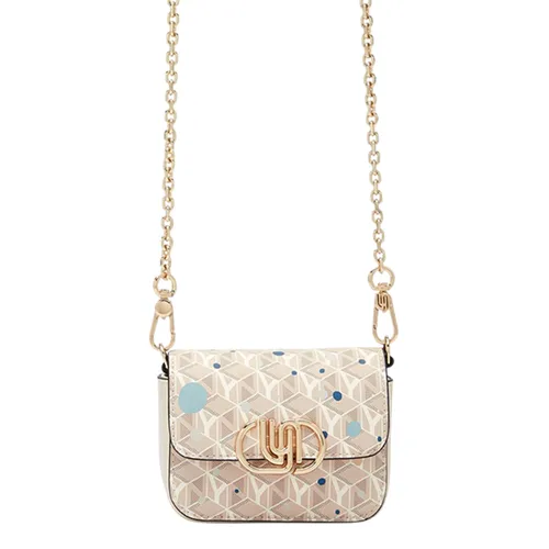 Túi Đeo Chéo Nữ Lyn Nova Infinite Mini Crossbody Bag Printed Beige L26CBWA057 Màu Be Họa Tiết