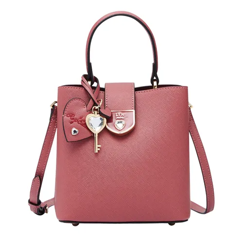 Túi Đeo Chéo Nữ Lyn Re Love Astraea S Bucket Bag Dark Pink L26CBWA156 Màu Hồng Đậm