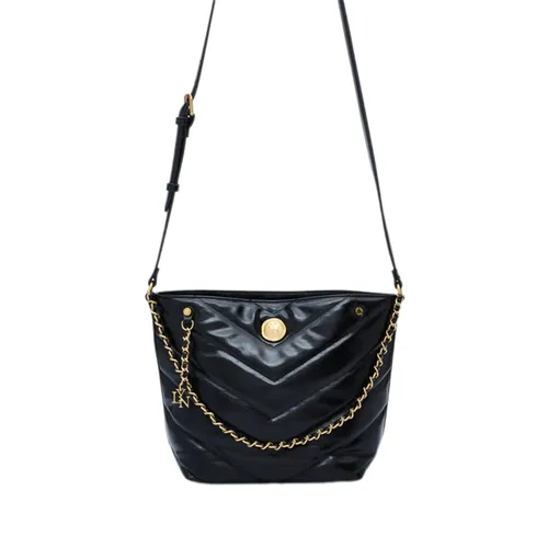 Túi Đeo Chéo Nữ Lyn Starita M Crossbody Bag Black L26CBWB037 Màu Đen