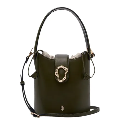 Túi Đeo Chéo Nữ Lyn Vary Infinite Bucket Bag Dark Green L26CBWB019 Màu Xanh Green