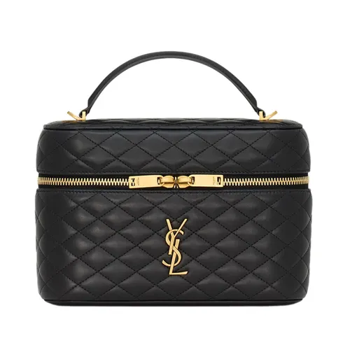 Túi Đeo Chéo Nữ Yves Saint Laurent YSL Gaby Vanity Large In Lambskin 8515721EL071000 Màu Đen