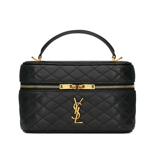 Túi Đeo Chéo Nữ Yves Saint Laurent YSL Gaby Vanity Medium In Lambskin 7667311EL071000 Màu Đen