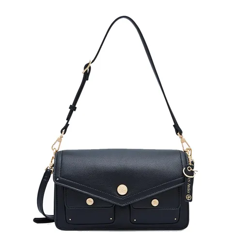 Túi Đeo Vai Nữ Lyn Atelier M Shoulder Bag - Black L26CBWB030 Màu Đen