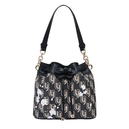 Túi Đeo Vai Nữ Lyn Ivy Infinite S Shoulder Bag Printed Black L26CBWA187 Màu Đen