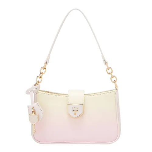 Túi Đeo Vai Nữ Lyn Re-Edit Ray Atella Shoulder Bag Pink Variation 2 LL24CBS191 Màu Hồng Vàng