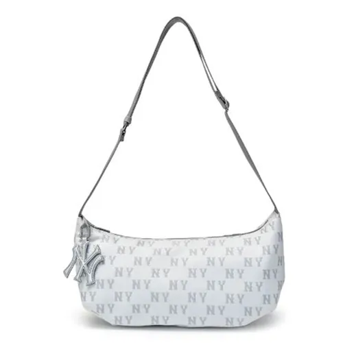 Túi Đeo Vai Nữ MLB Classic Monogram Sportive Crossbody New York Yankees 3ACRMA16N-50CRS Cream Màu Trắng Kem