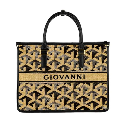 Túi Tote Nữ Giovanni Tote Bag DLD0224-1 Màu Đen Phối Màu