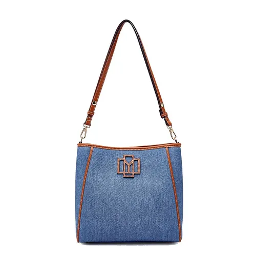 Túi Tote Nữ Lyn Berlyn L Shoulder Bag - Blue Variation 2 L26CBWB003 Màu Xanh Blue