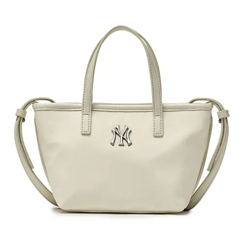 Túi Tote Nữ MLB Basic Vintage Nylon Mini Cross Bag 3ACRVN16N-50IVS Ivory Màu Trắng Ngà