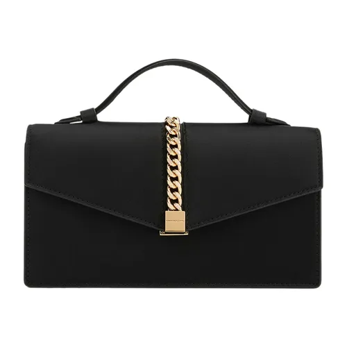 Túi Xách Tay Nữ Charles & Keith CNK Black Taisia Chain Envelope Bag CK2-90840636 Màu Đen