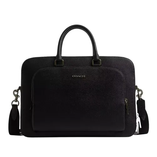 Túi Xách Tay Coach Ethan Brief CR275 Gunmetal/Black Màu Đen