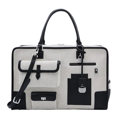 Túi Xách Tay Lyn Tueslove Canvas Xl Tote Bag L26CBWA194 Black Màu Đen