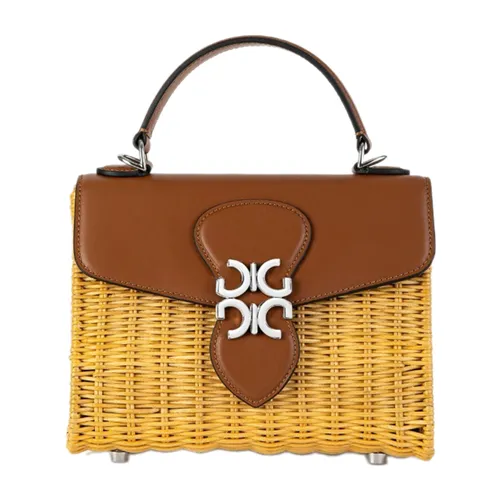 Túi Xách Tay Nữ Giovanni Handle Bag DLD0246-1 Màu Nâu Vàng