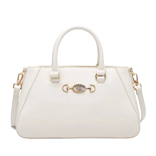 Túi Xách Tay Nữ Lyn Irene Infinite Top Handle M Handbag L26CBWA186 Ivory Màu Trắng