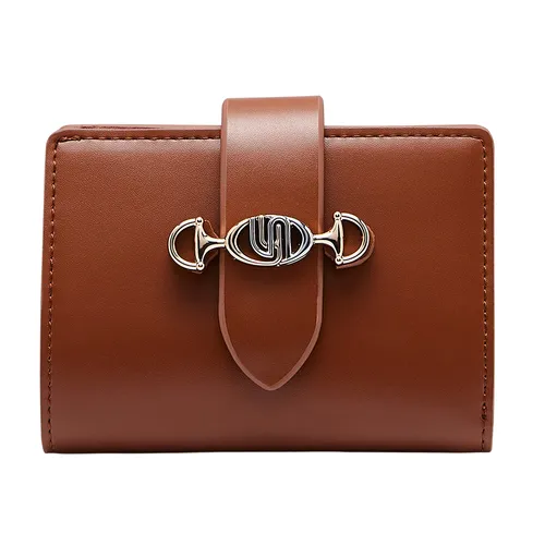 Ví Nữ Lyn Irene Infinite Short Wallet - Brown L26CWWA054 Màu Nâu