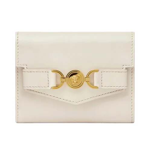 Ví Nữ Versace Medusa 95 Trifold Wallet Màu Beige