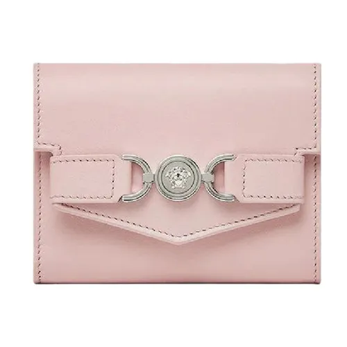 Ví Nữ Versace Medusa 95 Trifold Wallet Màu Hồng