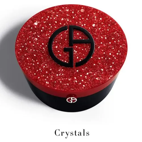 Vỏ Hộp Phấn Nước Giorgio Red Cushion Bản Crystals FG Case Màu Đỏ
