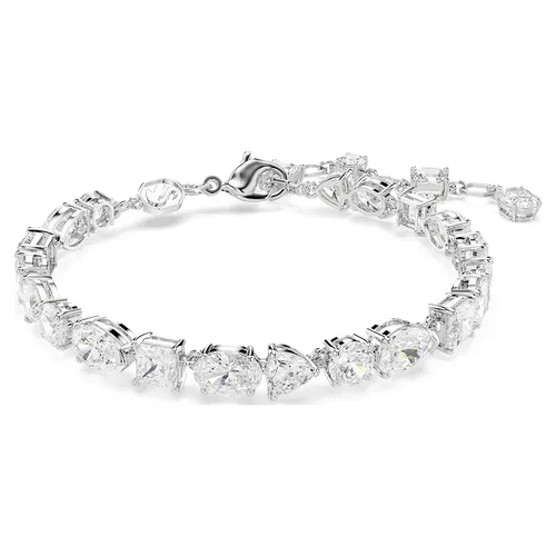 Vòng Đeo Tay Nữ Swarovski Mesmera Bracelet Mixed Cuts, White, Rhodium 5731959 Màu Trắng