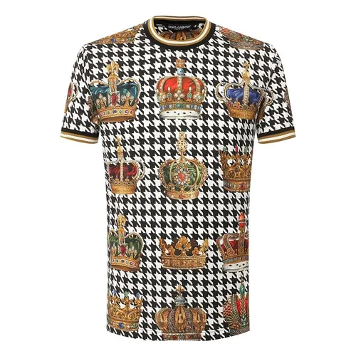 Áo Phông Nam Dolce & Gabbana D&G G8KC0T-HS7AB Phối Màu Size 46