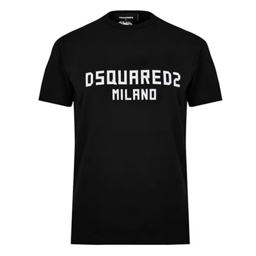 Áo Phông Nam Dsquared2 Cool Fit Dsquared2 Milano T-Shirt S74GD1418D20020962XXL Màu Đen Size S