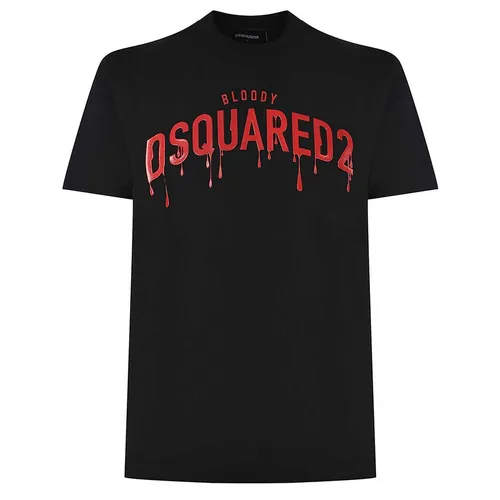 Áo Phông Nam Dsquared2 T-Shirt Schwarz Màu Đen Size XS