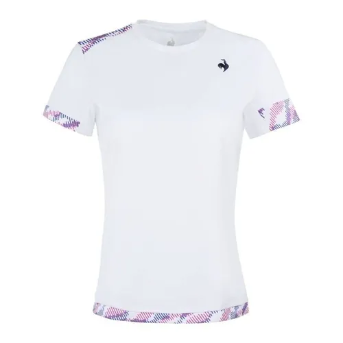 Áo Phông Nữ Le Coq Sportit Tshirt LN6SHT22LV-WH00 Màu Trắng Size S