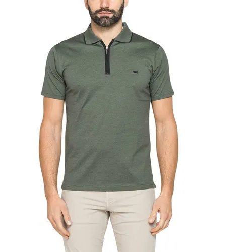 Áo Polo Nam Carrera Jeans T819Z0041X_H091 Màu Xanh Lá Size M