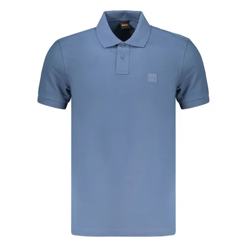 Áo Polo Nam Hugo Boss Slim Fit 50507803PASSENGER_BL466 Màu Xanh Size S