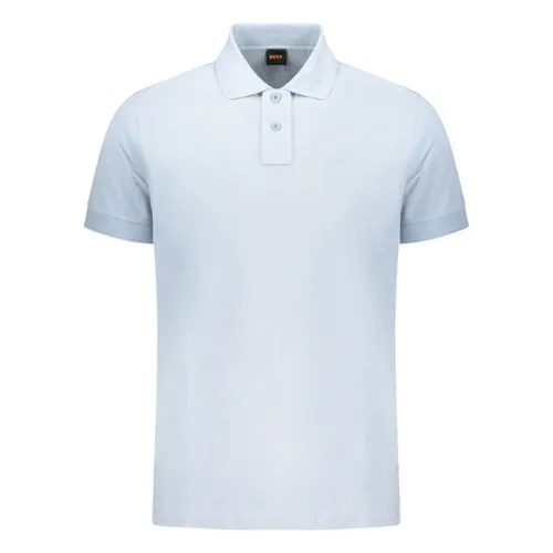 Áo Polo Nam Hugo Boss Slim Fit 50507813PRIME_AZ458 Màu Xanh Nhạt Size S