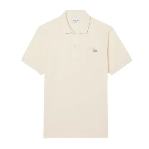 Áo Polo Nam Lacoste Classic Fit Embroidery Detail Piqué PH5465 - XFJ Màu Trắng Kem Size 3