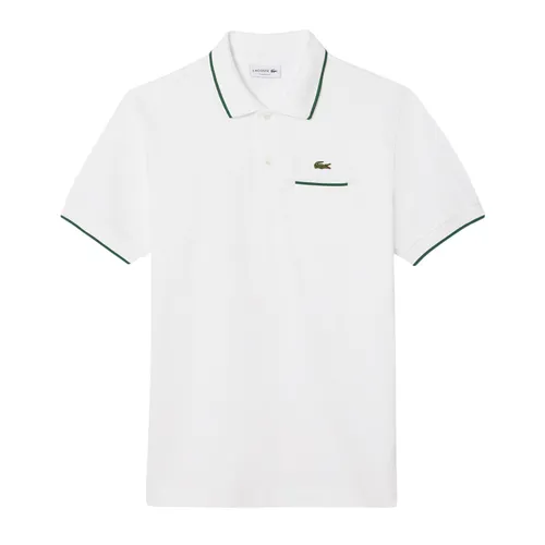 Áo Polo Nam Lacoste Classic Fit Pocket Accent L.12.12 PH9838 - 737 Màu Trắng Size 4