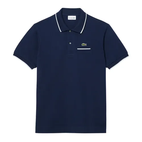Áo Polo Nam Lacoste Classic Fit Pocket Accent L.12.12 PH9838 - HHW Màu Xanh Navy Size 4