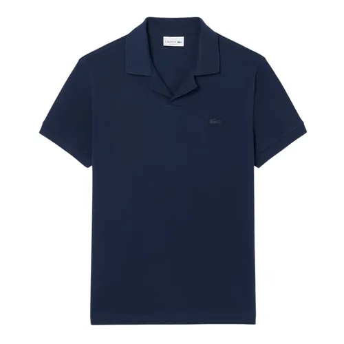 Áo Polo Nam Lacoste Men's Classic Open-Neck Paris PH0084 - 166 Màu Xanh Navy Size 2