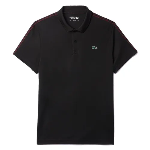 Áo Polo Nam Lacoste Men's Regular Fit Ultra Dry Piqué Tennis DH2557 031 Màu Đen Size 5