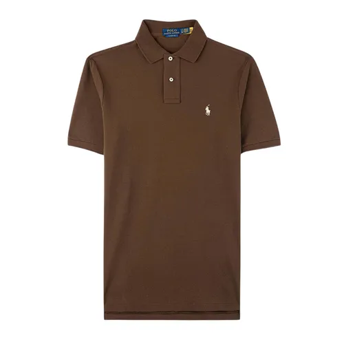 Áo Polo Nam Ralph Lauren Soft Cotton Classic Fit In Brown 710574020552 Màu Nâu Size S