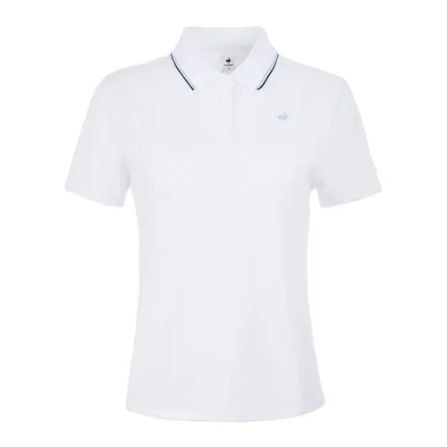 Áo Polo Nữ Le Coq Sportif QR122ETS33-OWT0 Màu Trắng Size 85
