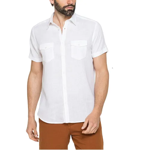 Áo Sơ Mi Nam Carrera Jeans Short Sleeve Shirt T213C1254A_001 Màu Trắng Size M