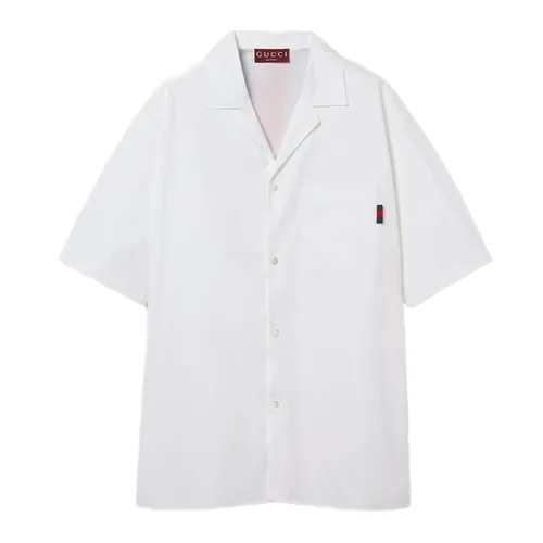 Áo Sơ Mi Nam Gucci Stripe Shirt 794907 Z7AHA 9000 Màu Trắng Size 46