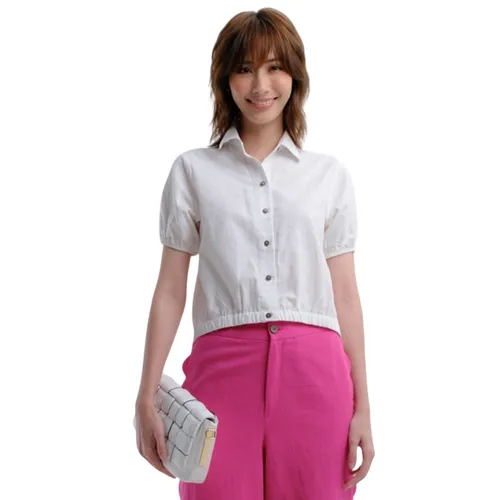 Áo Sơ Mi Nữ F2 Fashion & Freedom Linen Hương Mùa Hè AK504-T-S-0322 Màu Trắng Size S