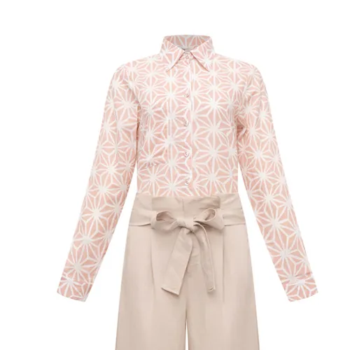 Áo Sơ Mi Nữ F2 Fashion & Freedom Linen SMW616-HH-XXL-0324 Màu Hồng Size XXL