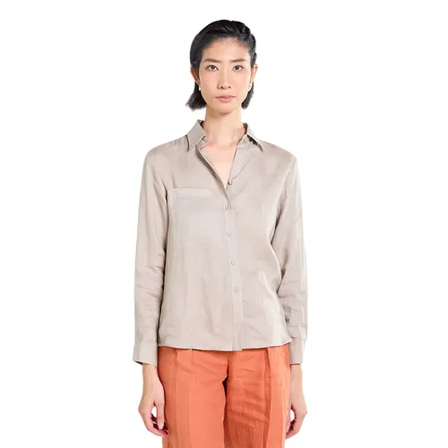 Áo Sơ Mi Nữ F2 Fashion & Freedom Linen SMW616-XAM NHAT-S-0324 Màu Xám Nhạt Size S