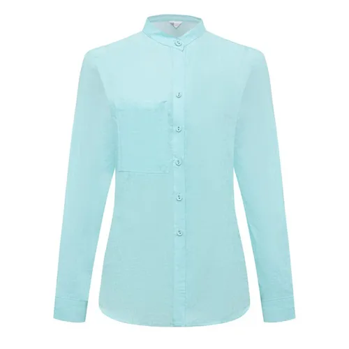 Áo Sơ Mi Nữ F2 Fashion & Freedom Linen SMW617-XTT-S Màu Xanh Ngọc Size S