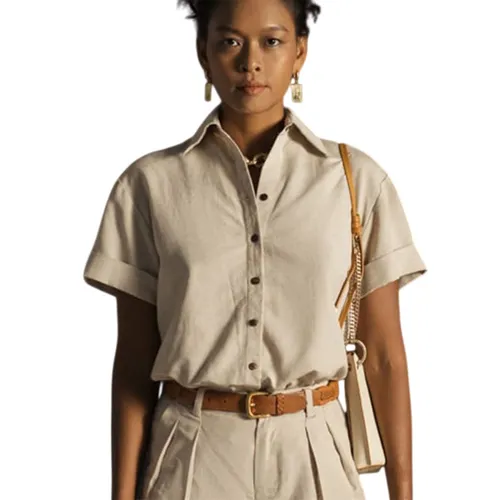 Áo Sơ Mi Nữ F2 Fashion & Freedom Summer Get Away SMW429-K-S-0722 Màu Kem Size S